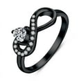 thumbnail image 1 of JO WISDOM Infinity Heart Promise Rings for Her Sterling Silver Friendship Ring, 1 of 7