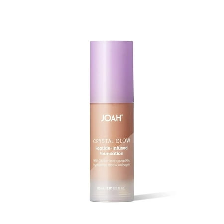 JOAH Crystal Glow Peptide-Infused Foundation MN060 Medium With Neutral Undertones