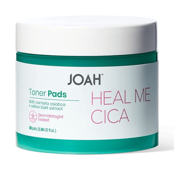 JOAH Heal Me CICA Toner Pads, Centella Asiatica for Soothing, Calming, Balancing