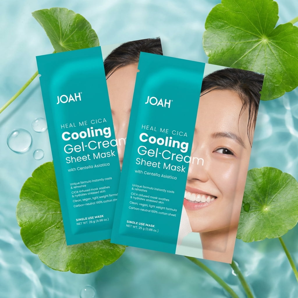 JOAH Heal Me Cica Cooling Gel-Cream Sheet Mask Centella Asiatica