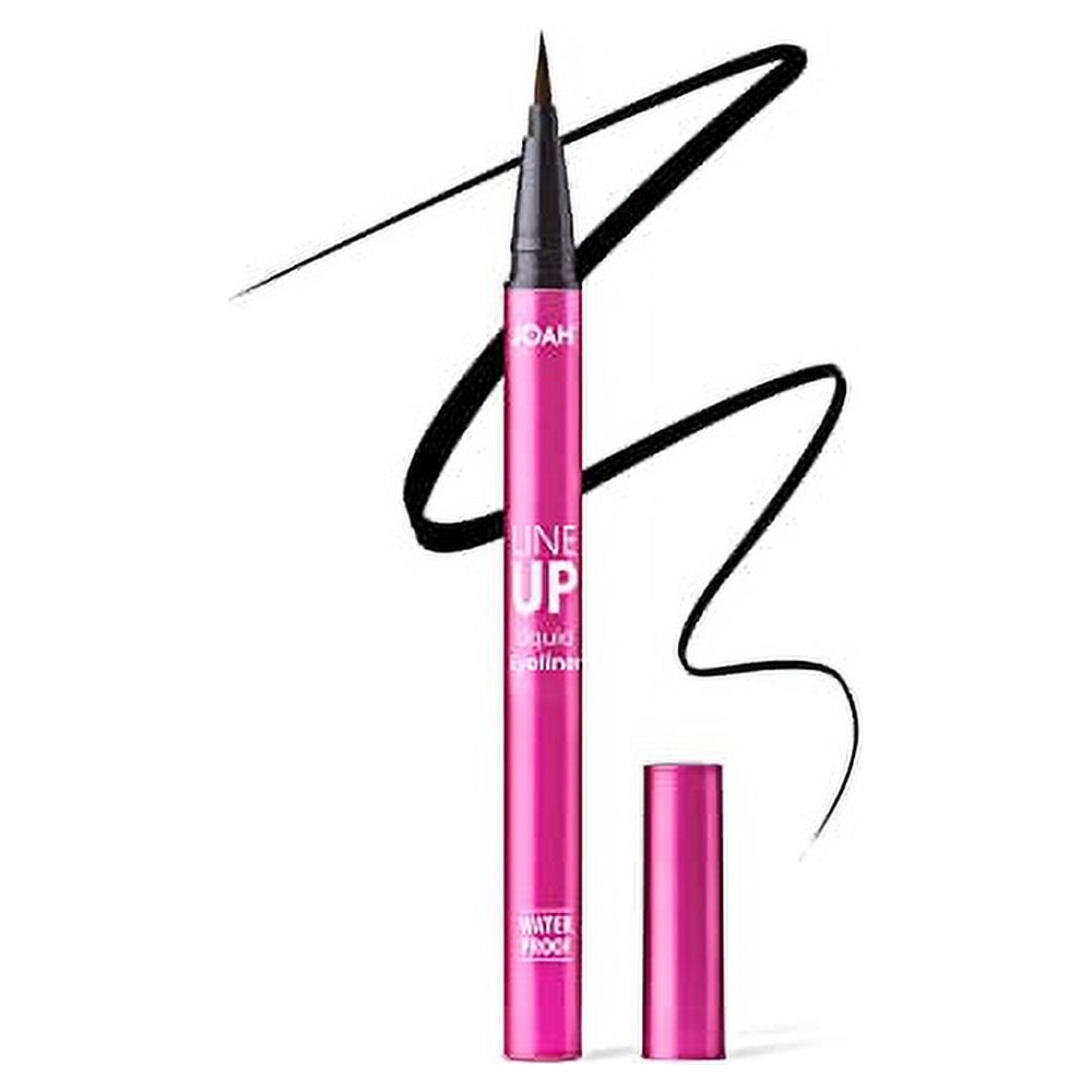 JOAH Line Up Liquid Eyeliner with Precision Felt Tip, Waterproof, Long