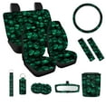 thumbnail image 1 of JOAIFO Car Seat Covers Full Set Car Inetrior Accessories Sets for Women Men Waterproof Vehicle Seat Protection Covers, Skull Green, 1 of 5