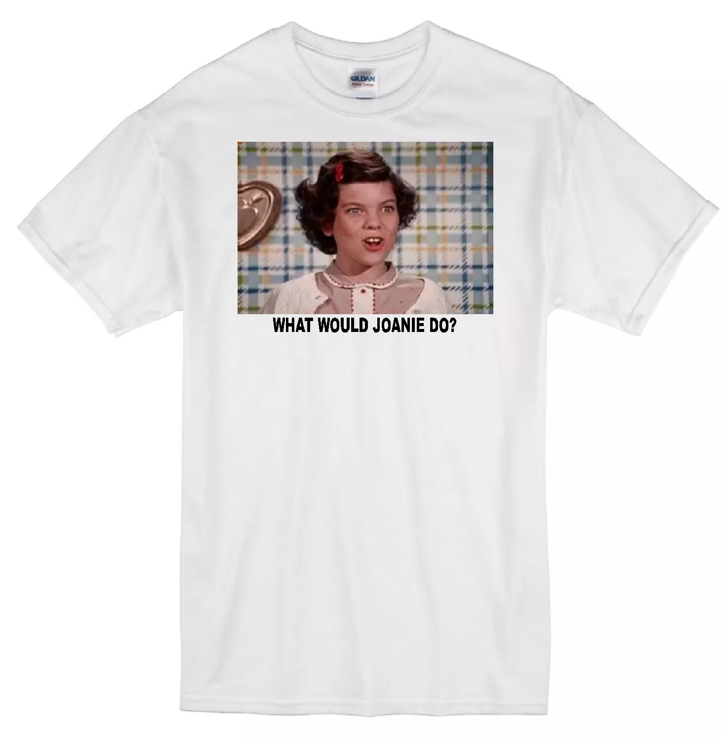 JOANIE CUNNINGHAM WWD? HAPPY DAYS ERIN MORAN 70'S TV TSHIRT