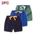 thumbnail image 1 of JOANKDMI 3-Pack Toddler Girls Casual Shorts Kids Summer Elastic Waist Play Shorts with Cute Ribbon Bowknot Lightweight Lounge Clothes for Little Girls Daily Wear, 1 of 9