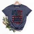 thumbnail image 1 of JOANKDMI 4th of July Women's Shirts Funny American Flag Crew Neck Patriotic Cute Loose Fit Memorial Day Tops Fashion Trendy Holiday T Shirts, 1 of 7