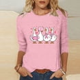 thumbnail image 1 of JOANKDMI Breast Cancer Awareness Shirts for Women Cute Duck Pink Ribbon Graphic Tees Long Sleeve Crewneck Casual Tops October Survivor Support Fall T-Shirts, 1 of 5