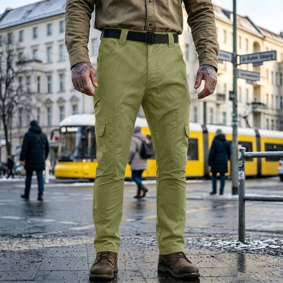 Multiple Cargo JOANKDMI Cargo Pants for Men Durable Lightweight Work Trousers Classic ...