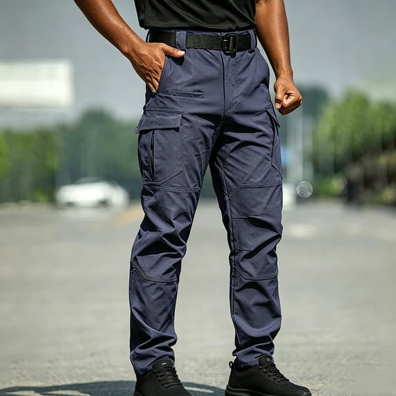 Multiple Cargo JOANKDMI Cargo Pants for Men Ripstop Workwear Trousers with Multi ...