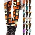 thumbnail image 1 of JOANKDMI Festive Halloween Patchwork Leggings for Women High Waisted Yoga Pants Tummy Control Graphic Workout Tights Soft Flattering Autumn Holiday Cosplay Pants, 1 of 5