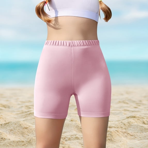 JOANKDMI Girls Biker Shorts High Waisted Teen Tummy Control Stretchy Workout Yoga Athletic Spandex Shorts for Gym Running Volleyball Dance Summer Activewear Leggings