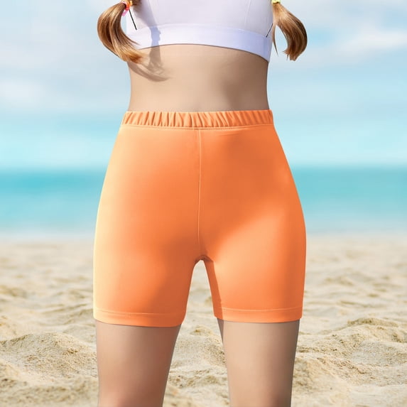 JOANKDMI Girls Biker Shorts High Waisted Teen Tummy Control Stretchy Workout Yoga Athletic Spandex Shorts for Gym Running Volleyball Dance Summer Activewear Leggings