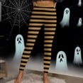 thumbnail image 1 of JOANKDMI Gothic Dark Witch Leggings for Women Mysterious Vampire Classic Striped Printed Ankle Length Soft Bottoms for Scary Party Night Creepy Chic Suit, 1 of 9