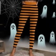 thumbnail image 1 of JOANKDMI Halloween Striped Tights Women Anime Fairytale Character Schoolgirl Thigh-High Illusion Mock Suspender for Trick-or-Treat Convention Gathering Novelty Costume Apparel, 1 of 9