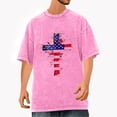 thumbnail image 1 of JOANKDMI July 4th Shirts for Men Cotton American Flag Independence Day Short Sleeve Crew Neck Relaxed Fit Tops Patriotic Festival Trendy Fashion T Shirts, 1 of 5
