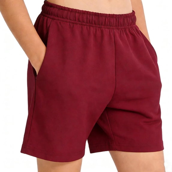JOANKDMI Kids Boys Athletic Shorts Casual Summer Sweatshorts with Pockets Elastic Waist Breathable Activewear for Little Big Boys Youth Running Workout Lounge Everyday Wear