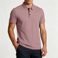 thumbnail image 1 of JOANKDMI Solid Golf Shirts for Men Short Sleeve Athletic Tennis T-Shirts Quick Dry Breathable Lightweight Casual Business Work Tops Performance Muscle Tee, 1 of 7