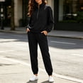 thumbnail image 1 of JOANKDMI Sweatsuits Women 2 piece Outfit Casual Zip Up Hoodie Sweatshirt and Long Jogger Pants Set Oversized Tracksuit Fall Lounge Activewear Streetwear, 1 of 8