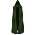 thumbnail image 1 of JOANKDMI Unisex Halloween Cloak with Hood Medieval Renaissance Gothic Cape Vampire Wicca Pagan Costume Full Length Hooded Robe for Men Women Party Dress Up, 1 of 4