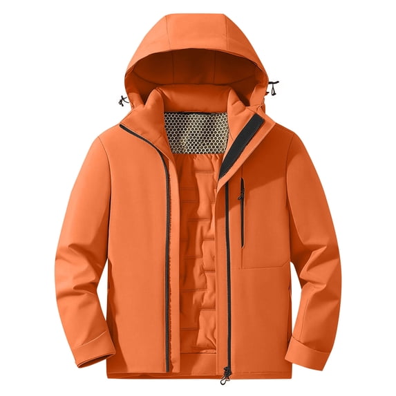 JOANKDMI Waterproof Ski Jacket for Women Winter Snow Coat Windproof Hooded Mountain Warm Quilted Lined Outerwear for Snowboarding Hiking Fishing Outdoor Work