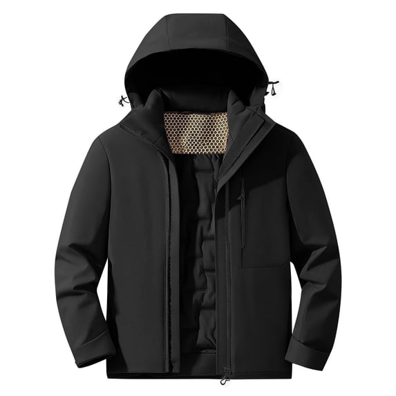 JOANKDMI Waterproof Ski Jacket for Women Winter Snow Coat Windproof Hooded Mountain Warm Quilted Lined Outerwear for Snowboarding Hiking Fishing Outdoor Work