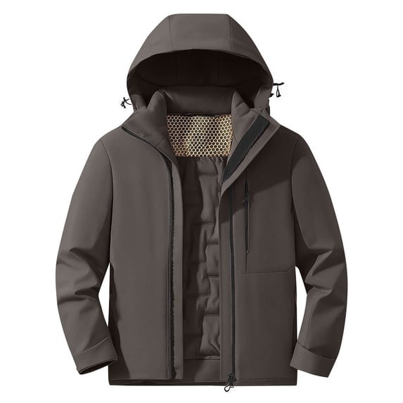 JOANKDMI Waterproof Ski Jacket for Women Winter Snow Coat Windproof Hooded Mountain Warm Quilted Lined Outerwear for Snowboarding Hiking Fishing Outdoor Work