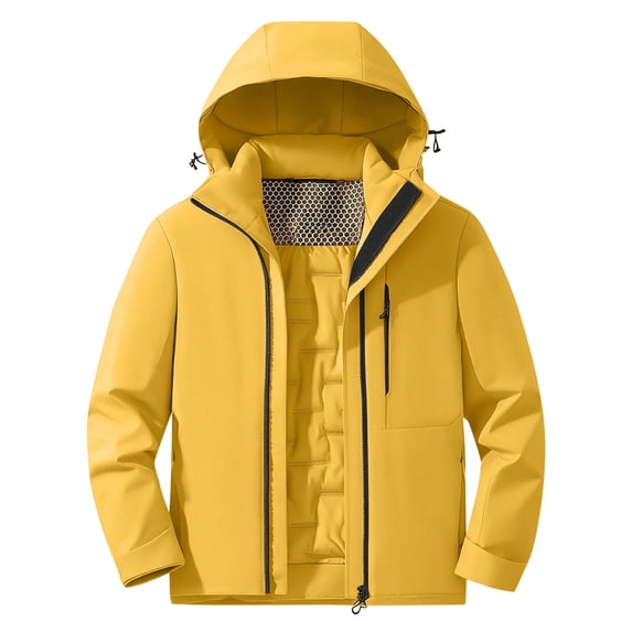 JOANKDMI Waterproof Ski Jacket for Women Winter Snow Coat Windproof Hooded Mountain Warm Quilted Lined Outerwear for Snowboarding Hiking Fishing Outdoor Work