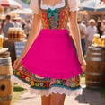 thumbnail image 1 of JOANKDMI Women's Traditional Tavern Maid Costume Floral Dress with Ruffled Pocket Apron for Cultural Festival Event Halloween Carnival Party Dress Up Outfit, 1 of 9