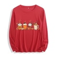 thumbnail image 1 of JOANKDMI Womens Fall Tops Halloween Gnomes Graphic Shirts Long Sleeve Crewneck Pumpkin Coffee Tees Autumn Season Casual T Shirts, 1 of 7