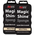 thumbnail image 1 of JOB SITE Instant Express Leather Boot & Shoe Shine Sponge - Neutral - 2 Pack, 1 of 6