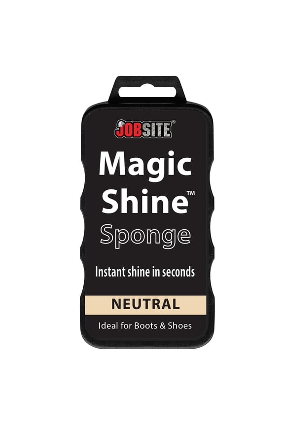 Instant Express Leather Boot & Shoe Shine Sponge - Neutral
