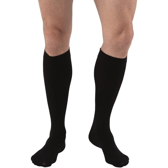JOBST 114731 Relief Knee High Closed Toe Compression Stockings, High Quality, Unisex, Extra Firm Legware for Tired and Heavy Legs, Compression Class- 20-30, Medium (Pack of 3)