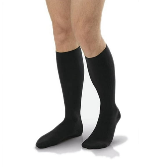 JOBST 7766100 BSN Medical Compression Sock, Knee High, 20-30mmHg, Size 1, Regular, Black