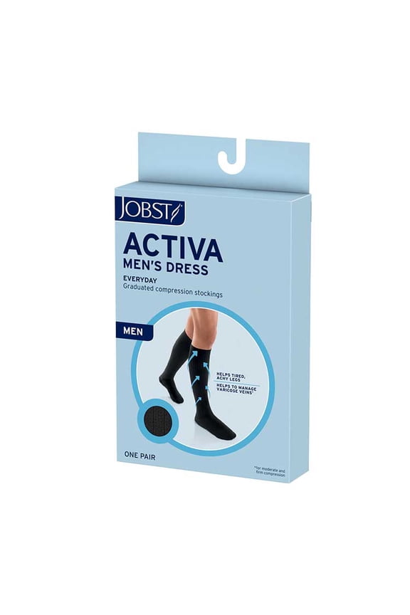 ACTIVA Men's Dress Compression Socks 20-30 mmHg