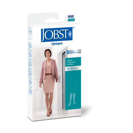 JOBST BSN Medical 115743 Jobst Opaque Compression Hose, Knee High, 20-30 mmHg, Closed Toe, X-Large, Midnight Navy
