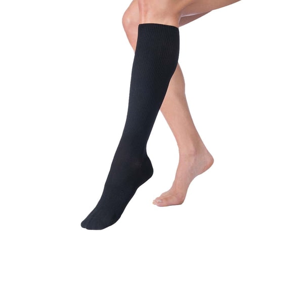 JOBST FarrowHybrid ADI Compression Wraps, 20-30 mmHg, Foot Compression Liner, Black, X-Large Wide