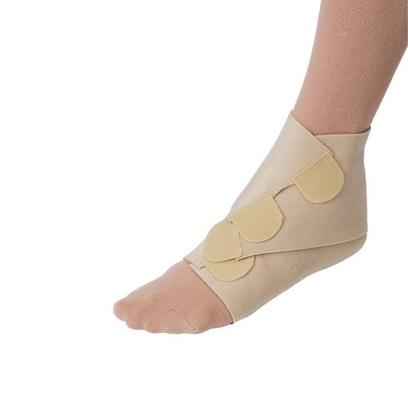 JOBST FarrowWrap Lite Compression Wraps, 20-30 mmHg, Footpiece, Tan, X-Small Long