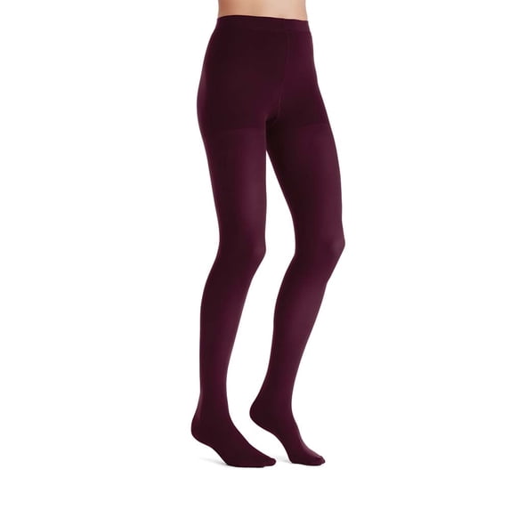 JOBST Opaque Compression Stockings, 20-30 mmHg, Waist High, Closed Toe, Cranberry, X-Large
