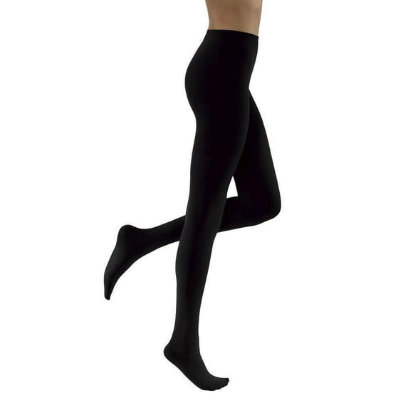 JOBST Relief 30-40 mmHg Compression Stockings, Waist High Pantyhose, Closed Toe, Black, Small