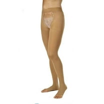 JOBST Relief Compression Chap, 20-30 mmHg Open Toe, Beige, Beige, Left Leg, Small