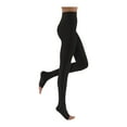 thumbnail image 1 of Jobst 6038466 15-20 mmHg Relief Petite Open Toe Waist High Compression Socks, Black - Large, 1 of 6