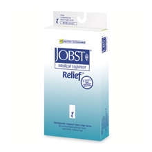 JOBST Relief Knee High 20-30 mmHg Compression Socks, Closed Toe, Black, X-Large