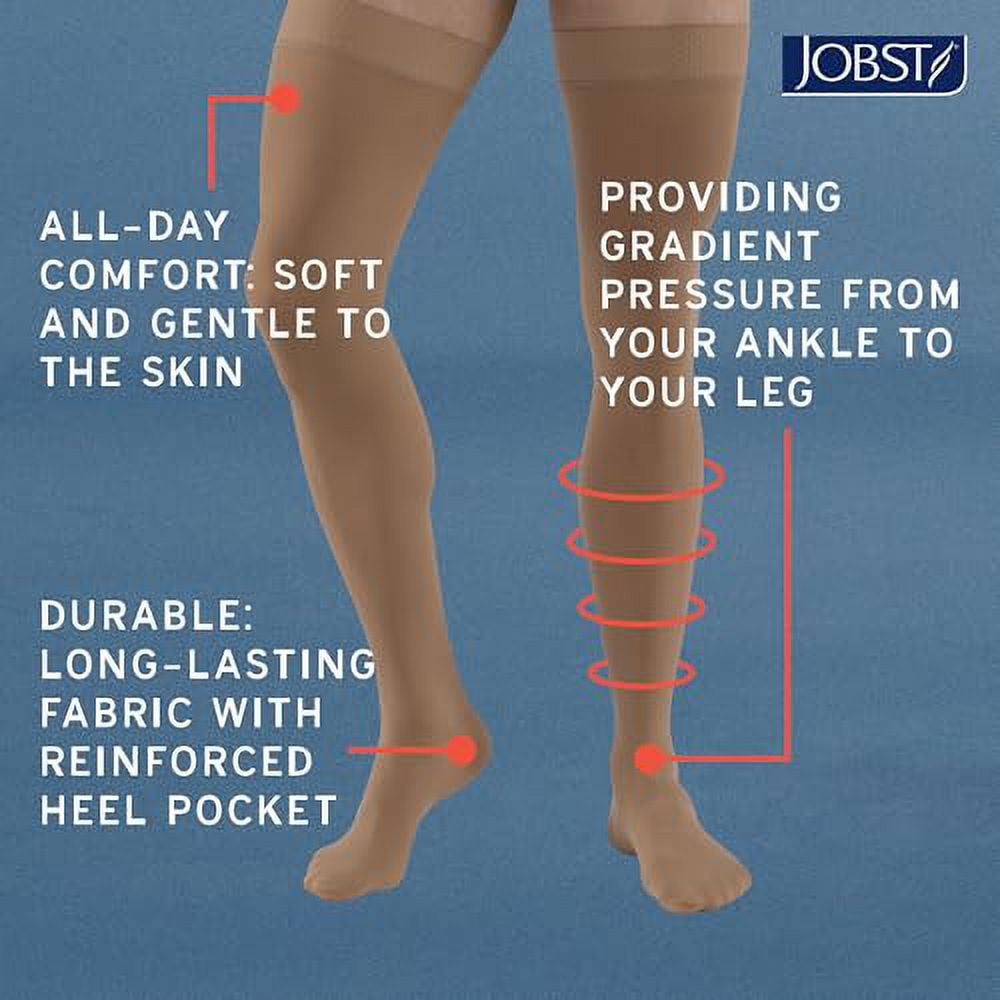 JOBST Relief Knee High Graduated Compression Socks, 3040 mmHg