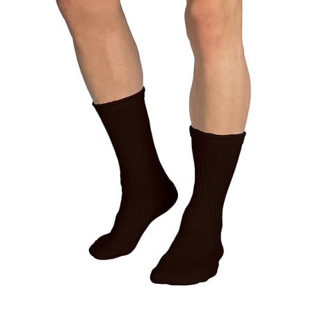 JOBST SensiFoot Diabetic Crew Style Socks 8-15mmHg (Brown) Small