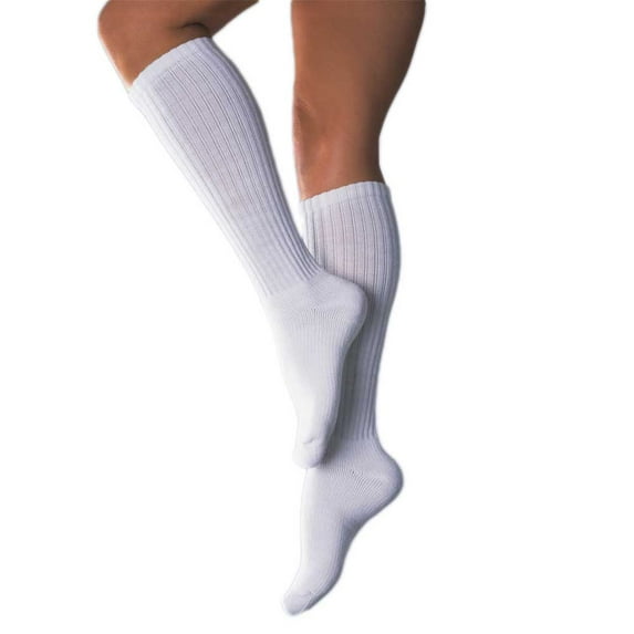 JOBST SensiFoot Diabetic Knee High Socks 8-15mmHg (White) X-Small