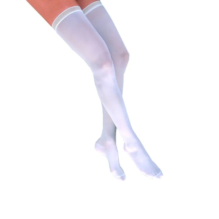 JOBST Thigh High Anti-Embolism Stockings White / Large / Long