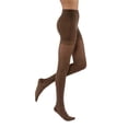 thumbnail image 1 of JOBST UltraSheer Diamond Pattern Compression Stockings, 15-20 mmHg, Waist High, Closed Toe, Espresso, Large, 1 of 4