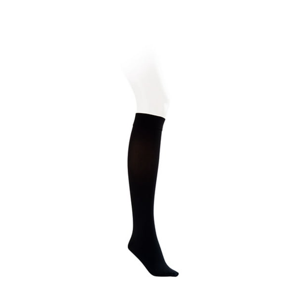 Jobst Opaque 15-20 Closed Toe Knee High Compression Stockings Black Medium Petite