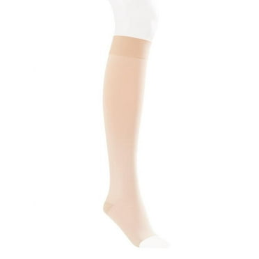 JOBST Women's Opaque Softfit Knee High 15-20 mmHg Open Toe - Natural X-Large