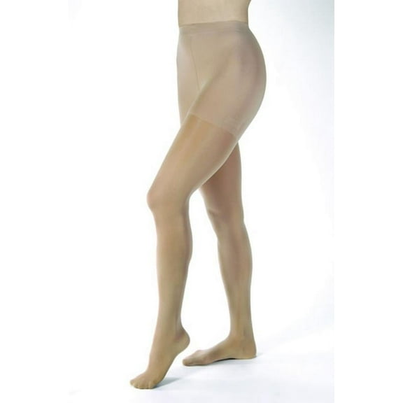 JOBST Women's Opaque Waist High 20-30 mmHg Closed Toe - Natural X-Large