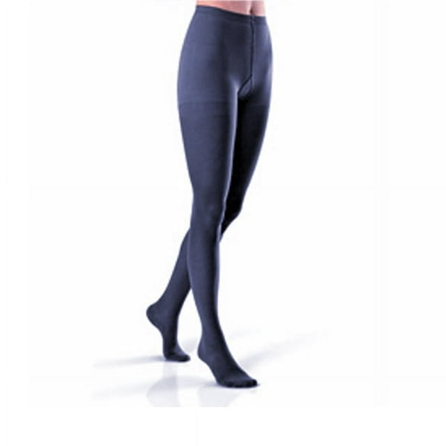 JOBST Women's UltraSheer Waist High Classic 20-30 mmHg Closed Toe, Midnight Navy X-Large